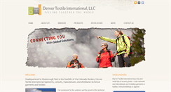 Desktop Screenshot of denvertextileinternational.com